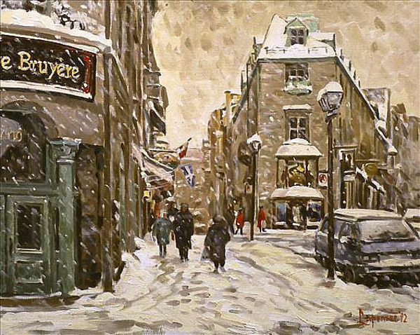 Rue St-Jean jour de neige