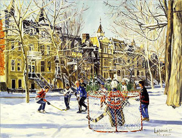 Hockey au Carré saint-Louis